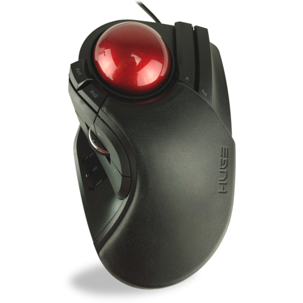 Wireless Finger-operated Large-size Trackball – ELECOM US