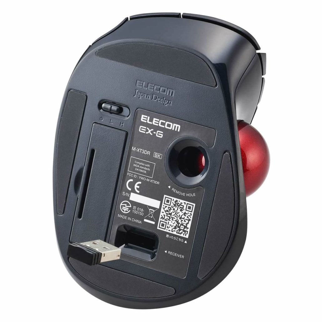 Wireless Thumb Operated Trackball Mouse Elecom Us
