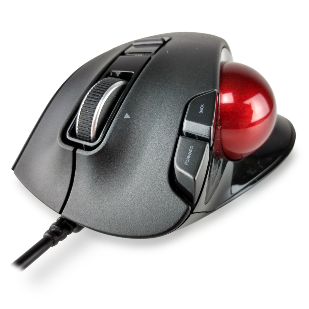 Wired/Wireless/Bluetooth Finger-Operated Trackball Mouse “DEFT Pro ...