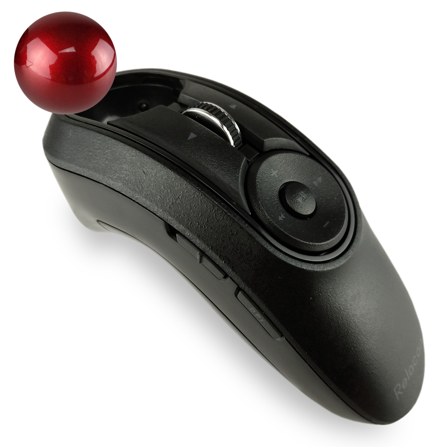 Handheld Wireless Thumb-Operated Trackball Mouse 
