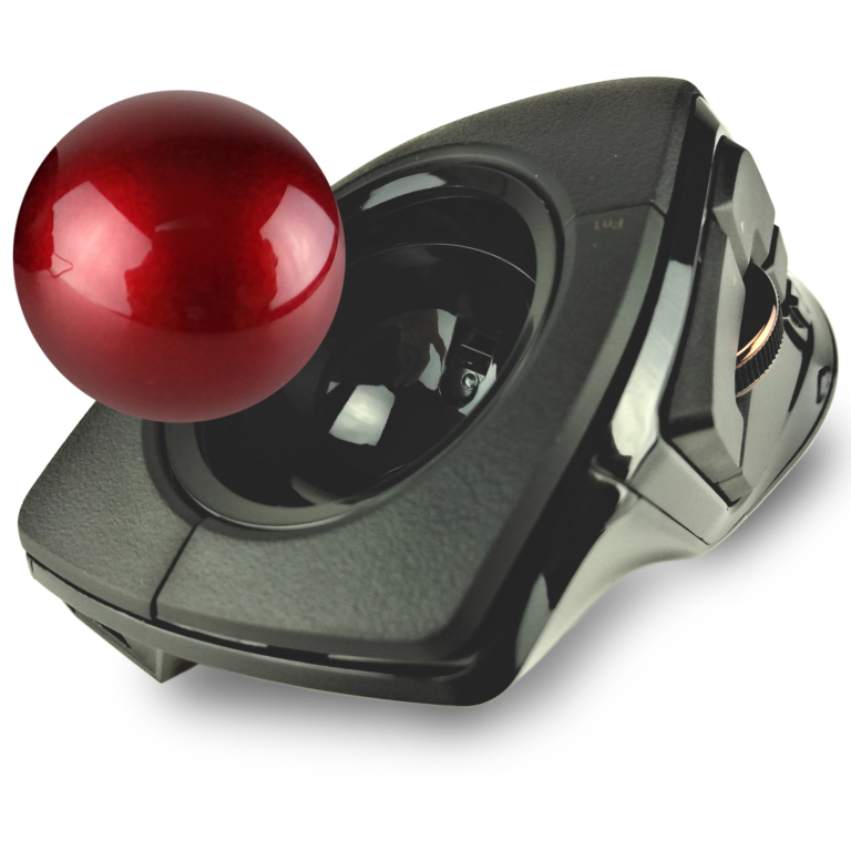 Wired/Wireless/Bluetooth Finger-Operated Trackball Mouse “DEFT Pro ...